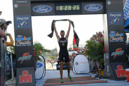 Marino Vanhoenacker wint IronMan Florida