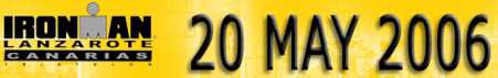 Ironman Lanzarote special