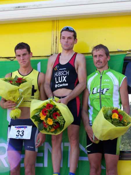 Thierry HÃ¯Â¿Â½bsch en Anja Buysse winnen SP duathlon Kortrijk