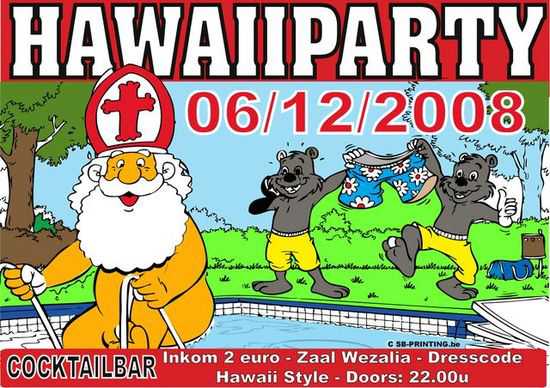 Hawaii party Wuustwezel (06/12/2008)