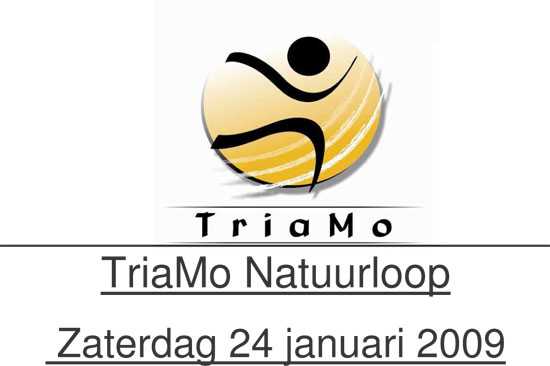 Natuurloop TriaMo (24/01/09)