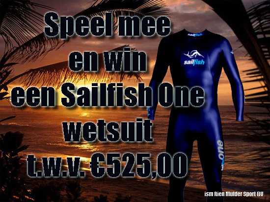 Speel mee en win een Sailfish One wetsuit