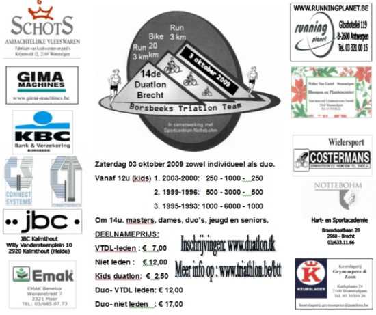 Duathlon Brecht (03-10-2009)