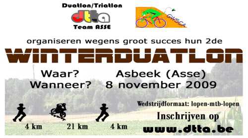 Winterduathlon Asse (08/11/2009)
