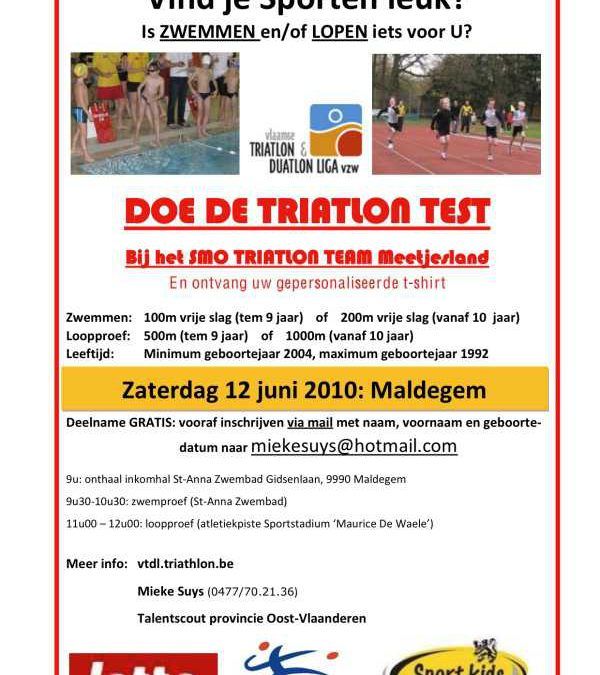 “Ik doe aan triatlon” – test in het Meetjesland.