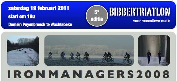 5e Bibbertriatlon zat. 19 feb. 2011 te Wachtebeke