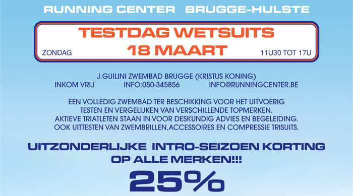 Wetsuit pasdag Brugge (18/03/2012)
