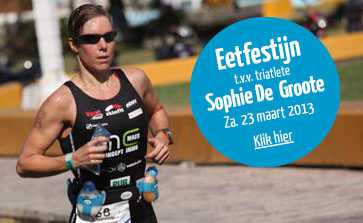 Steun triatlete Sophie De Groote