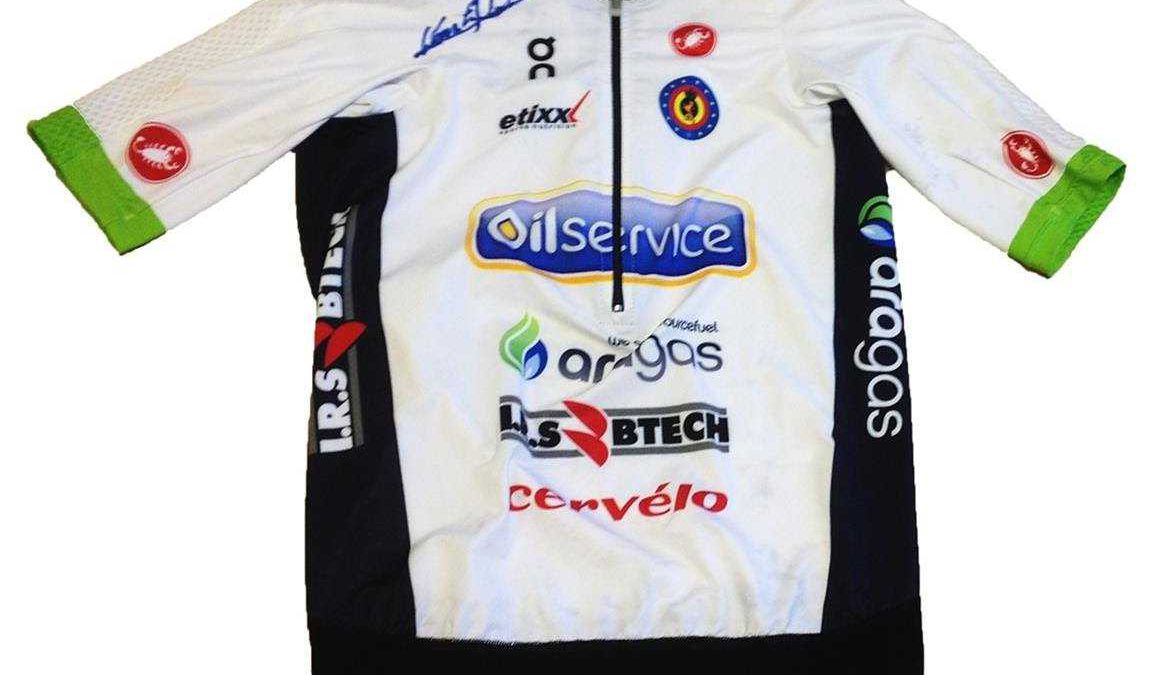 Frederik Van Lierde veilt zijn Castelli Stealth T1 Top voor Music For Life