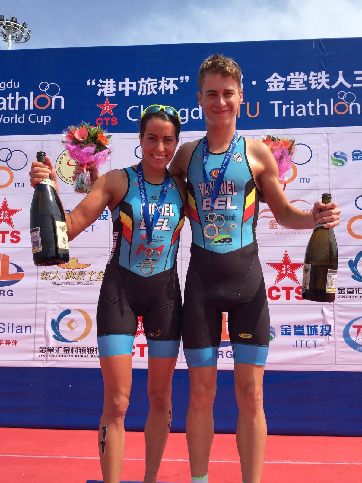 Claire Marten podium Chengdu