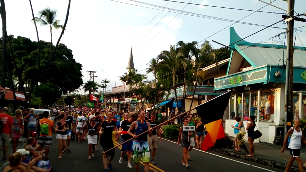 WK Ironman Hawaii officieel geopend door de Belgen