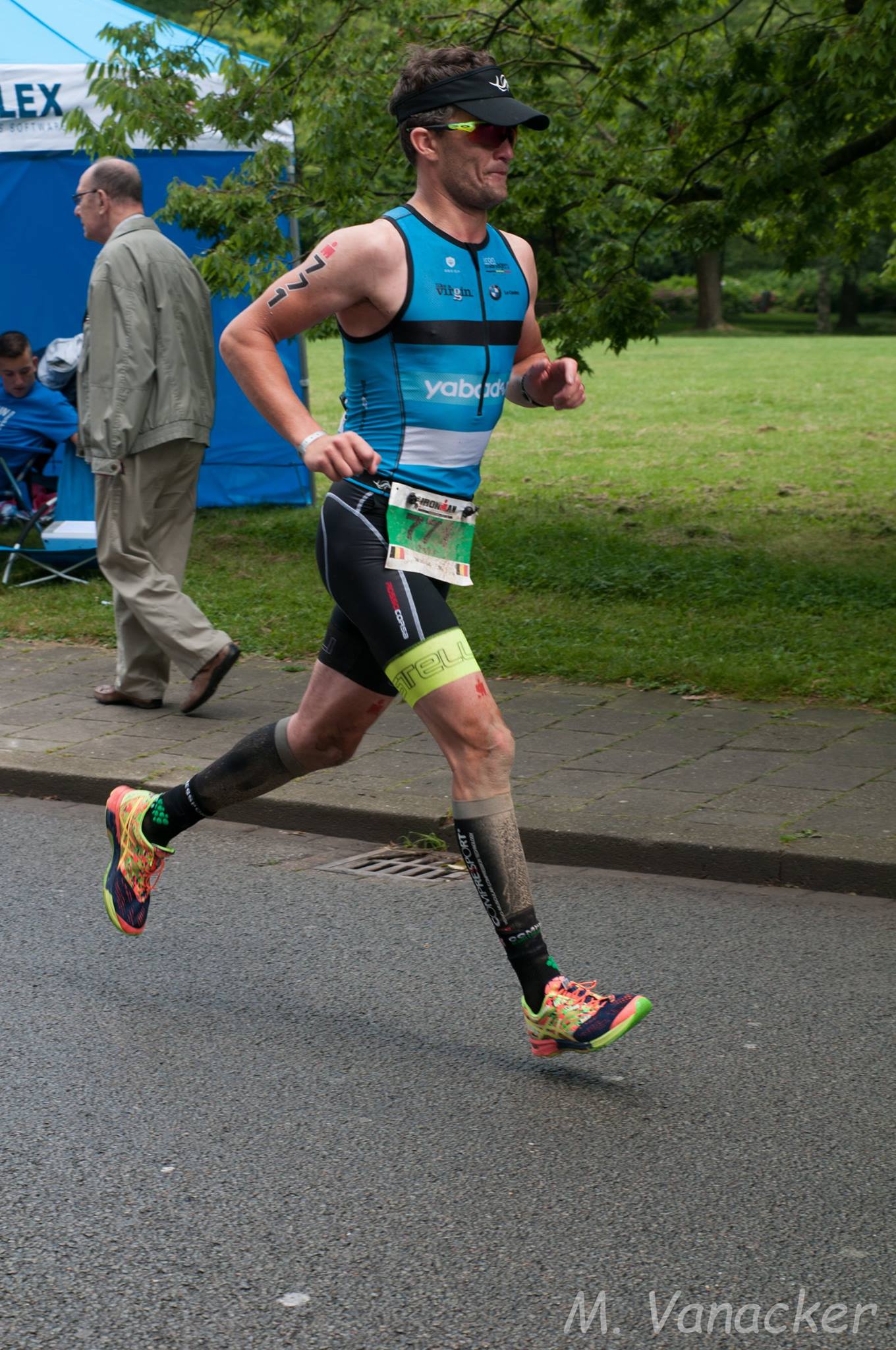 Pieter Duyck in 2016 in Ironman Maastricht (foto: Mario Vanacker)
