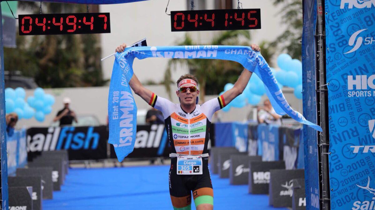 Belg wint halve triatlon in Israël