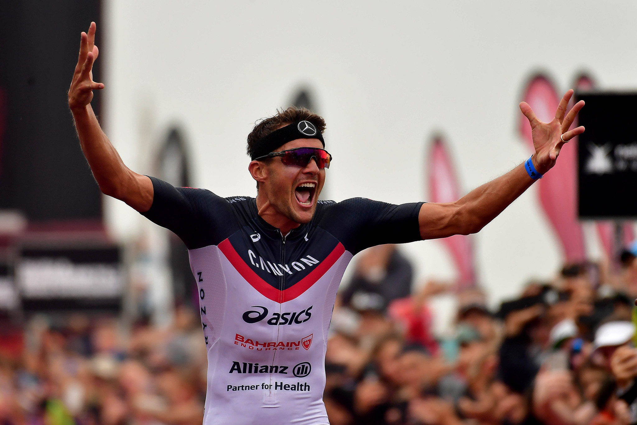 Frodeno wint het WK 70.3 (Photo by Donald Miralle/Getty Images for IRONMAN).