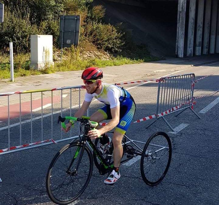 Paratriatleet Jan-Willem Verhaegen wil doorgaan, crowdfunding voor fiets