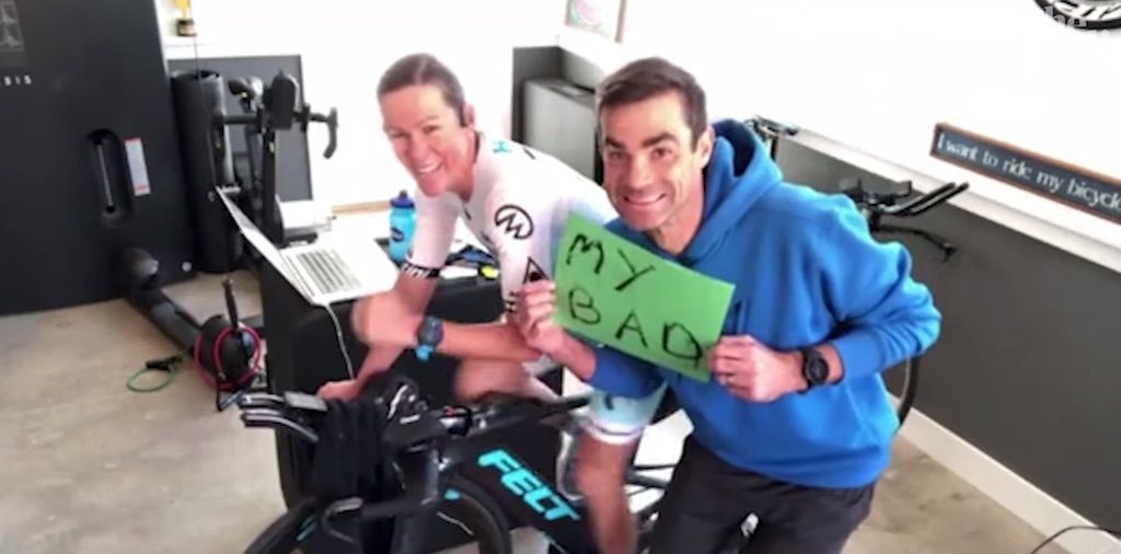 Triatlete Mirinda Carfrae gesaboteerd door Tim O’Donnell in Ironman VR race