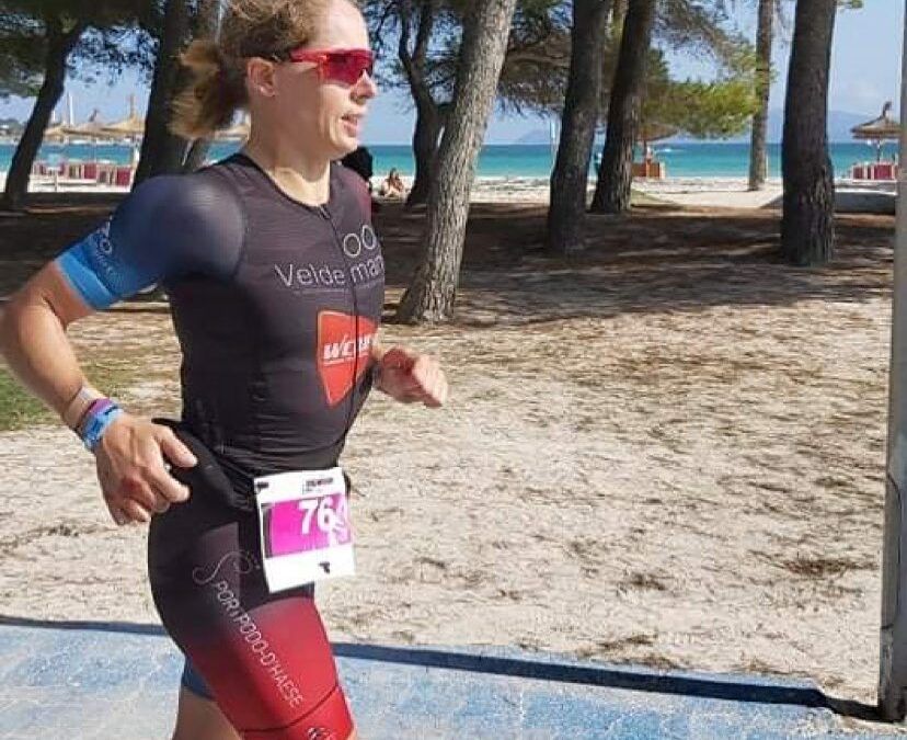 Katrien Verstuyft op karakter naar 9de plaats in Ironman Mallorca
