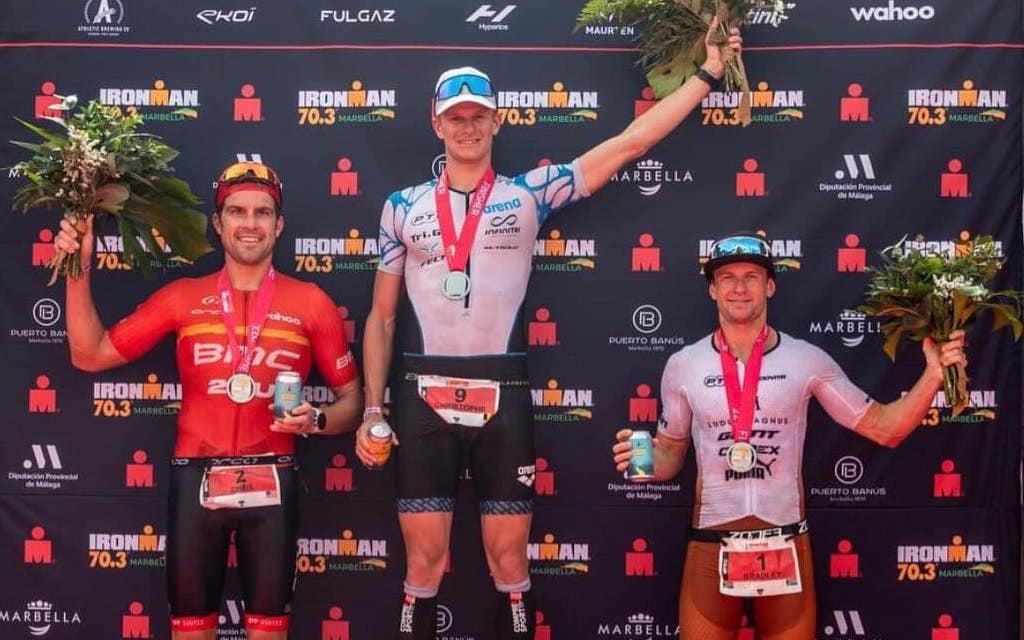 Christophe De Keyser pakt knappe overwinning in 70.3 Ironman Marbella