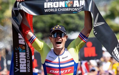 Gustav Iden is wereldkampioen Ironman in Hawaii (foto: 3athlon.be/David Pintens)