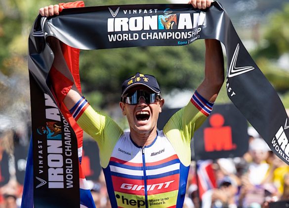 Gustav Iden is wereldkampioen Ironman in Hawaii (foto: 3athlon.be/David Pintens)