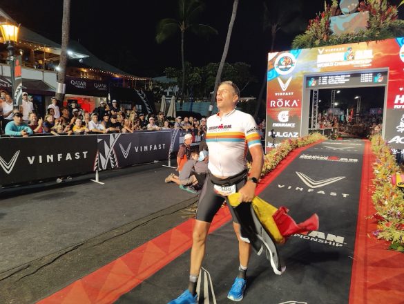 Sebastien Bellin was 1 van de 150 Belgische finishers in Ironman Hawaii (foto: 3athlon.be)