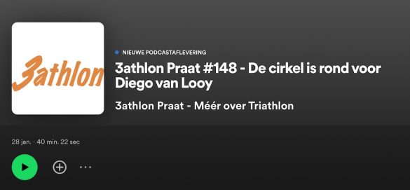 Visual van de 3athlon Praat Podcast over triatlon en meer