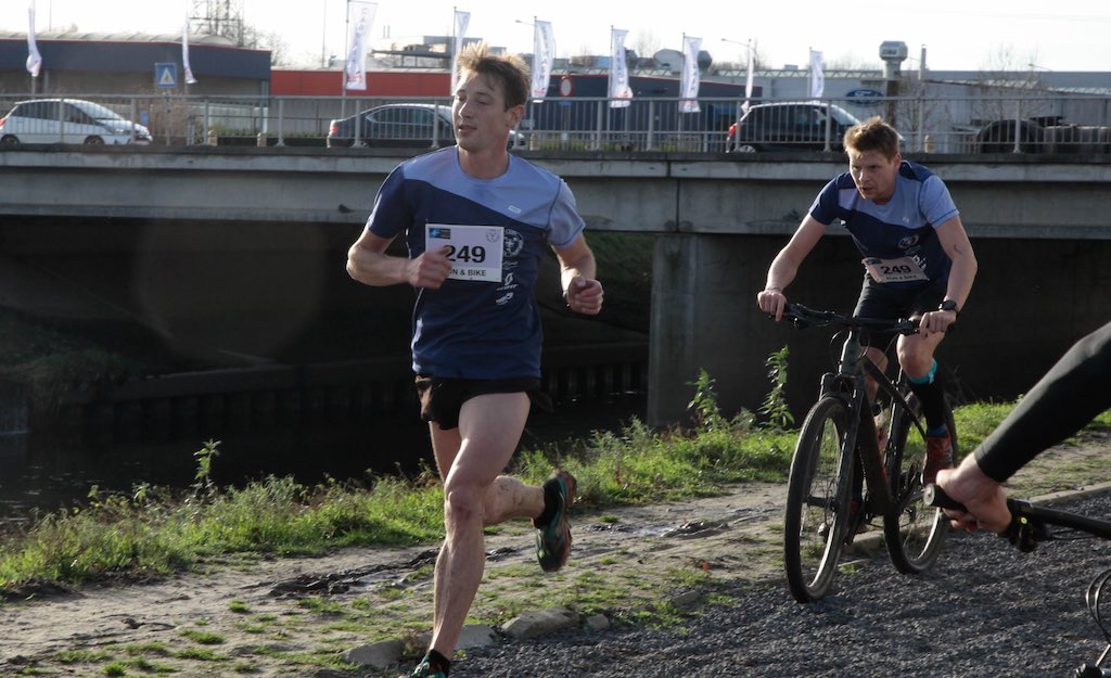 Fabrice Van Espen en Pierre Balty winnen Run&Bike in Vilvoorde