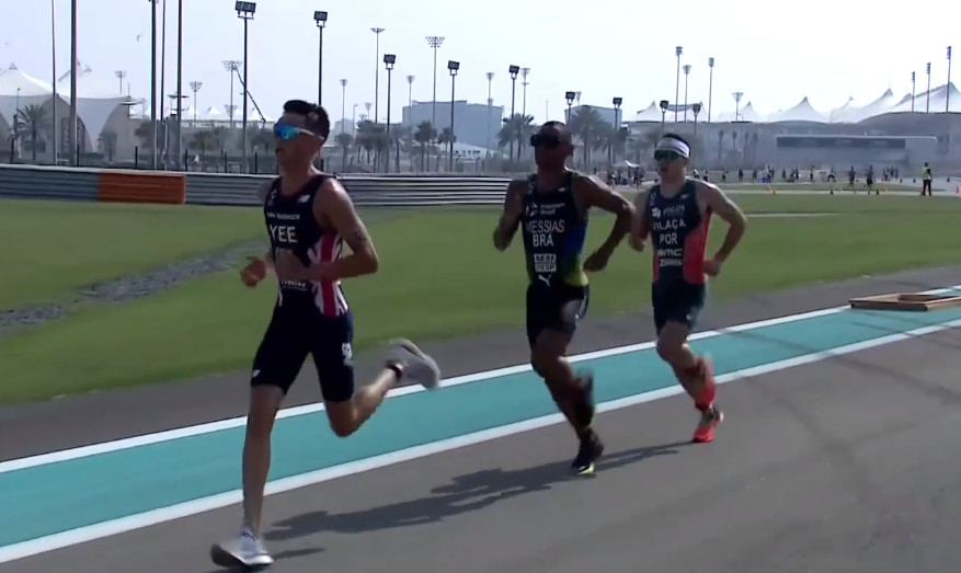 Belgische triatleten nog niet top in WTCS triatlon Abu Dhabi, Alex Yee snelste loper van groot peloton