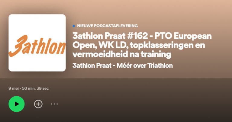 Visual van 3athlon Praat Podcast aflevering 162
