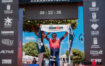 Arthur Horseau wint de Ironman Lanzarote 2023 (foto: Ironman Lanzarote)