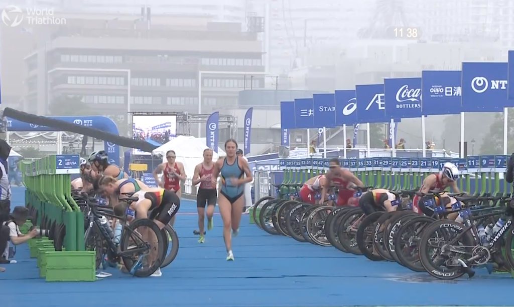 Sophie Coldwell wint uitgeregende WTCS triatlon Yokohama, Claire en Valerie in derde groep