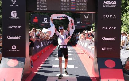 Dennis Bakker wint de 70.3 Ironman Westfriesland (foto: Ironman Netherlands RR)