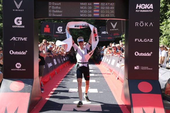 Dennis Bakker wint de 70.3 Ironman Westfriesland (foto: Ironman Netherlands RR)