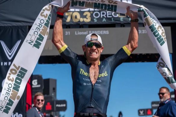 Lionel Sanders wint de 70.3 Ironman Oregon in Salem (foto: Ironman/Donald Miralle)