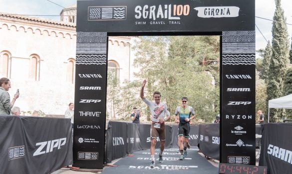 Greg Van Avermaet wint zijn eerste triatlon: de SGrail 100 in Girona (foto: SGrail 100 RR)