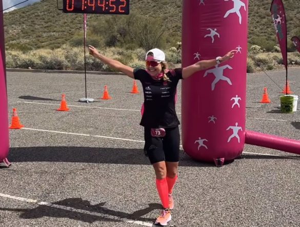 Michelle Vesterby wint de Ultraman triatlon in Arizona (foto: 3athlon.be)