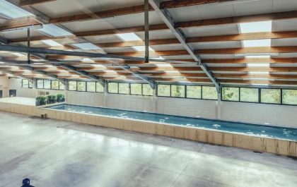 Het 25-meter zwembad in de moderne sporthal van Taeru (foto: Taeru)