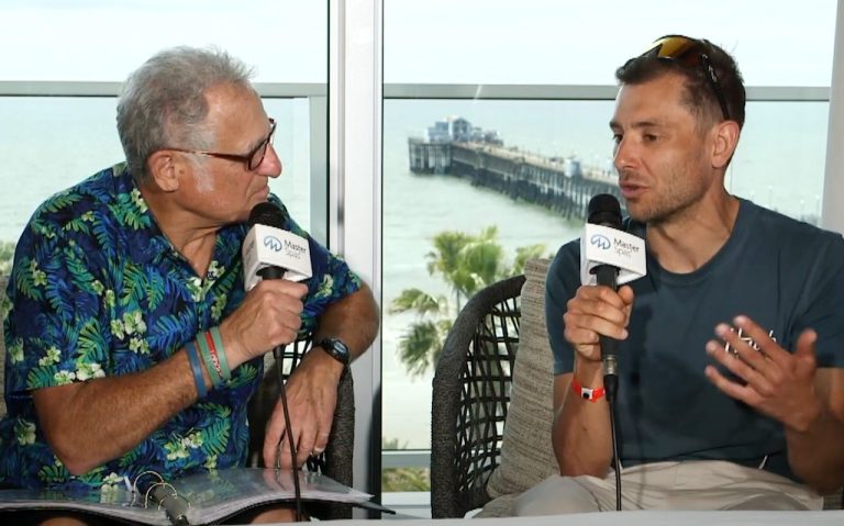 Jelle Geens bij Breakfast with Bob in Oceanside (foto: 3athlon.be)