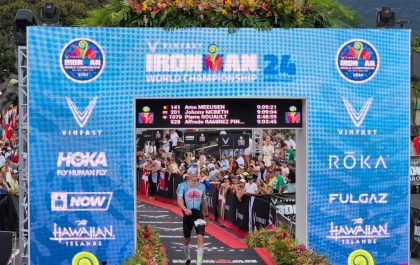 3athlon.be triatleet Arno Meeusen finisht als 8ste bij de M18 op WK Ironman Hawaii (foto: 3athlon.be)