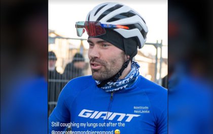 Tom Dumoulin aan kop in het combi-klassement in Egmond (foto: Tom Dumoulin RR)