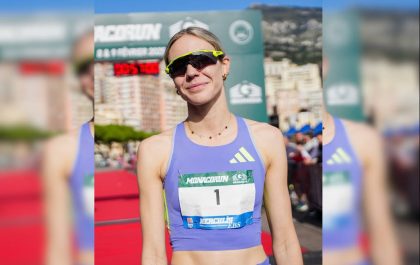 Cassandre Beaugrand finisht 4de in de 5K Monaco Run (foto: Monaco Run/Sonya Maleter)