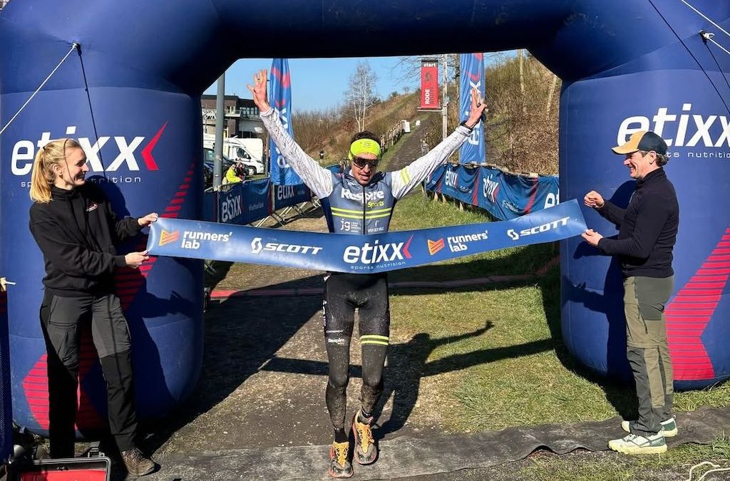 Sebastien Carabin wint vierde keer op rij Be Mine Cross Duatlon in Beringen