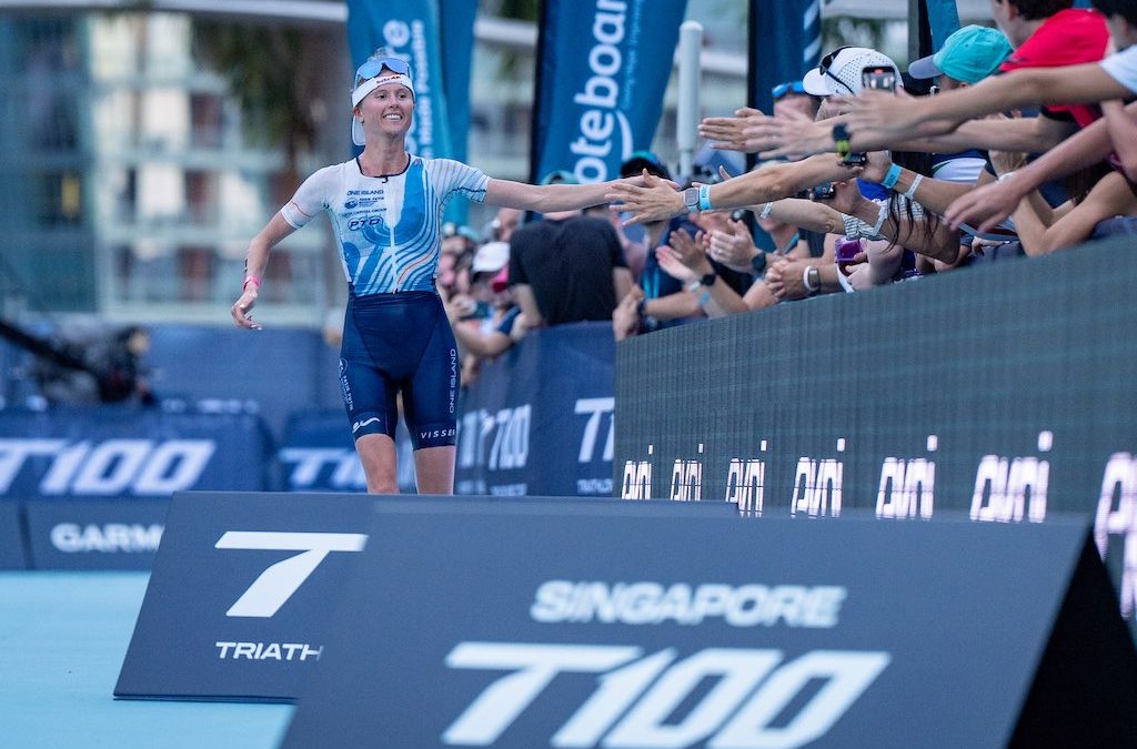 Wie neemt over van Taylor Knibb? Volg de T100 Singapore triatlon nu live op 3athlon.be