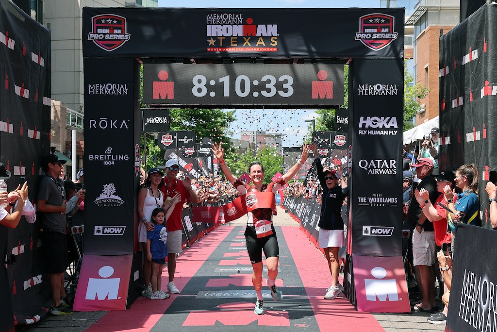 Kat Matthews wint de Ironman Texas (foto: Jamie Squire/Getty Images for IRON MAN)