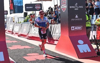 Michiel Stockman finisht 14de bij de pro's in Ironman Zuid-Afrika (foto: Ironman RR)