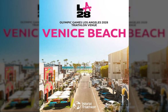 Venice Beach mag de olympische triatlon in Los Angeles 2028 hosten (foto: World Triathlon)