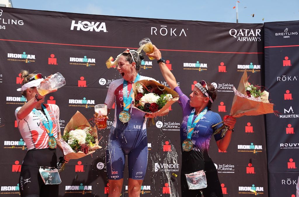 2 Nederlandse triatletes op podium Ironman Les Sables d’Olonne, Elewout Maes 4de age grouper