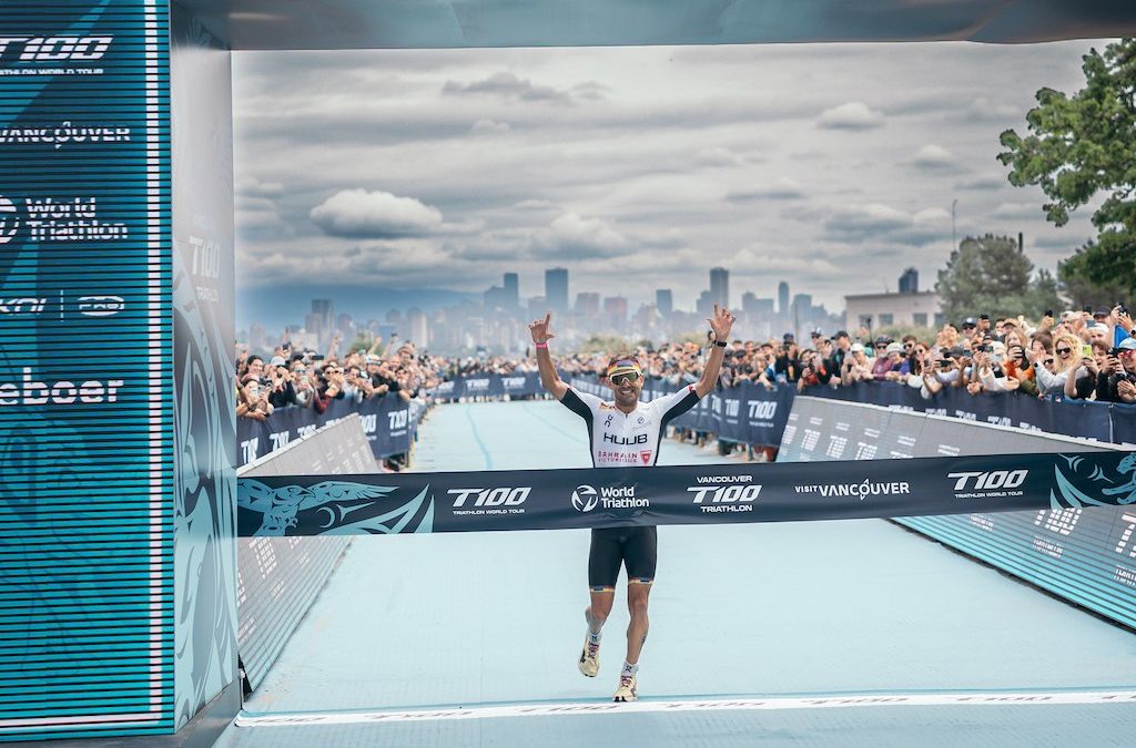 Jelle Geens wint voor Marten Van Riel in T100 Vancouver triatlon