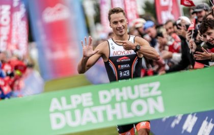 Emile Blondel-Hermant wint duatlon Alpe d'Huez (foto: Alpe d'Huez triathlon)