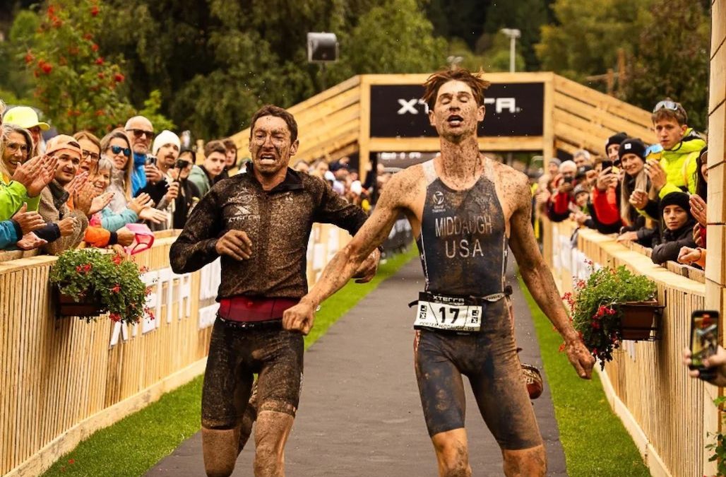Sebastien Carabin 10de op spectaculair WK Xterra in uitgeregend Molveno